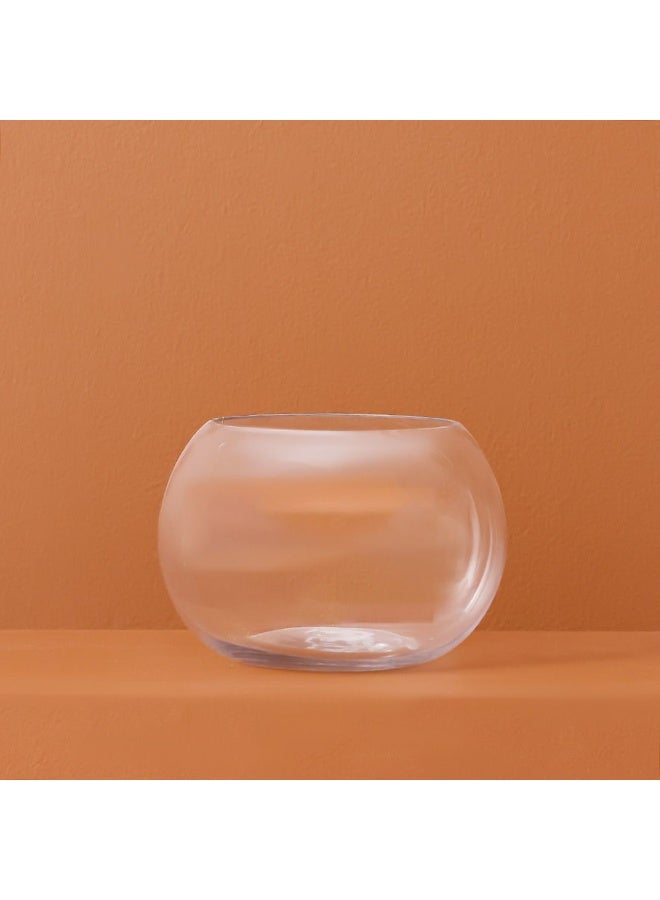 Danube Home Vetro Clear Glass Bowl - 34X17.5Cm Elegant Decorative Home Accessory For Centerpiece & Showcasing Decor Items Stylish Decorative Bowls - Image 1