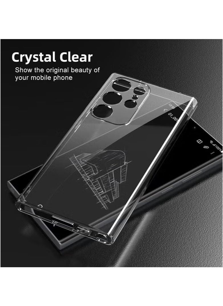 ELTRAZONE Crystal Clear Soft TPU Case for Samsung Galaxy S24 Ultra | Flexible Shockproof Transparent Back Cover with Anti-Yellowing, Slim Fit & Scratch Protection | Precise Cutouts for Buttons & Camera | Lightweight Durable Protective Shell - Image 2
