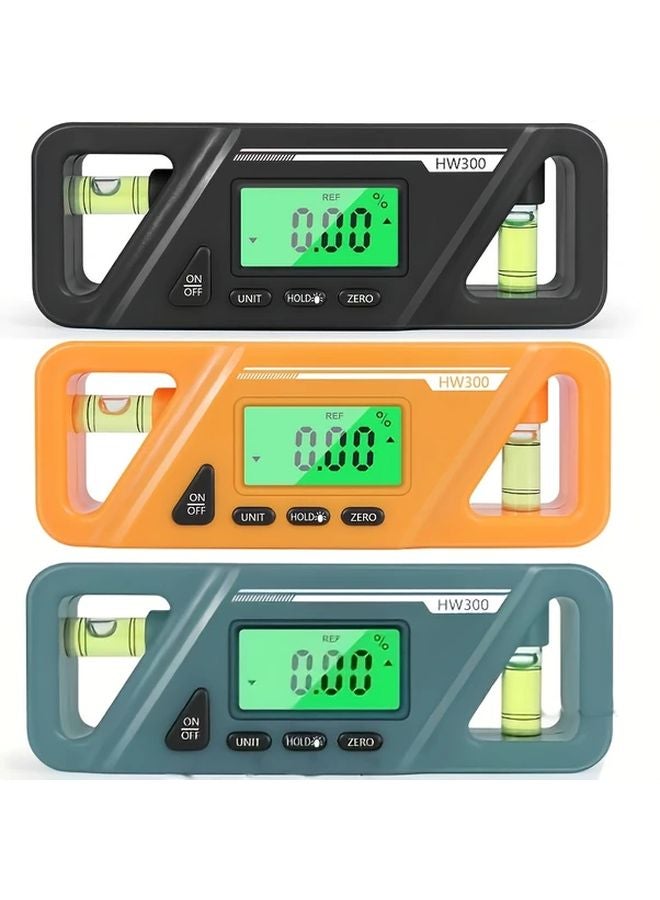 Orange GOXAWEE Digital Angle Meter Magnetic Inclinometer LCD Backlight Goniometer - Image 2