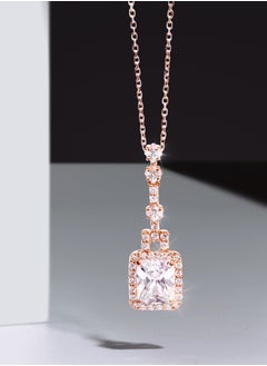 AWNL Purity Mirage Pendant Necklace With Rose Gold Plated 925 Silver and CZ Diamond Gift For Women Wife Girlfriend  - Image 2