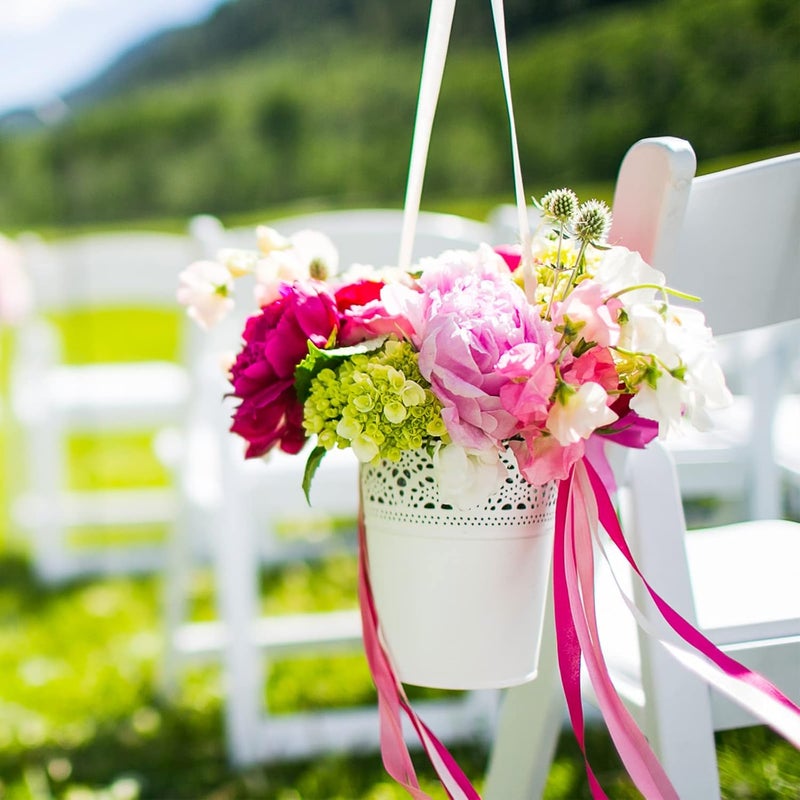 Maitys Floral Foam with Bowl 4.7 Inch Green DIY Flower Arrangement Kit Round Wet Foam, Wedding Aisle Flowers, Party Decoration (8 Pieces) - Image 5