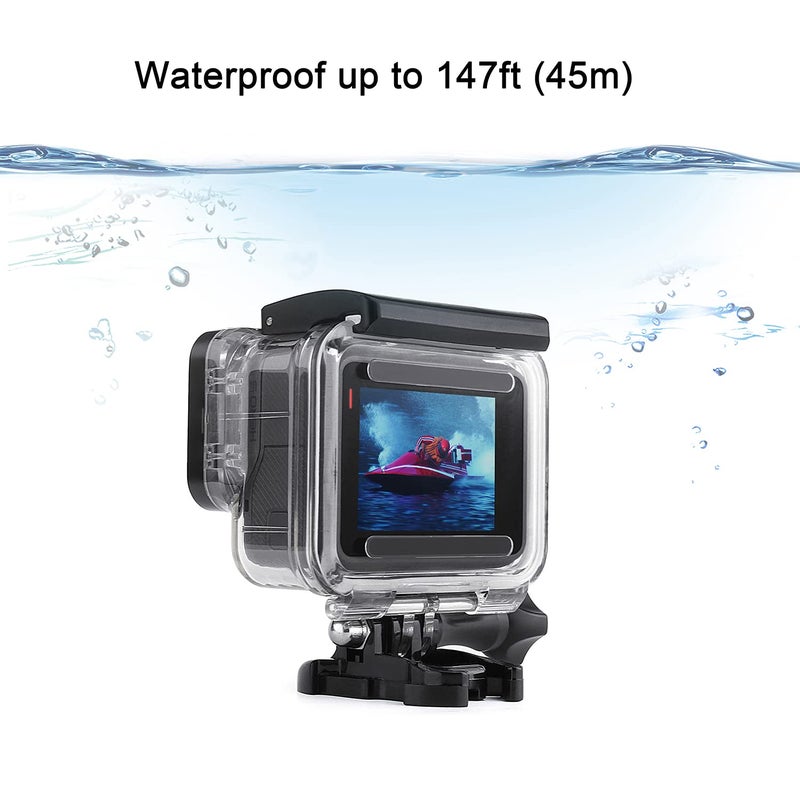 SOONSUN Waterproof Housing Case with 4 Dive Filters for GoPro Hero 7 6 5 Black and Hero (2018) â€“ Red, Light Red, Magenta, 5X Macro Filters for Underwater Video & Photography - Image 4