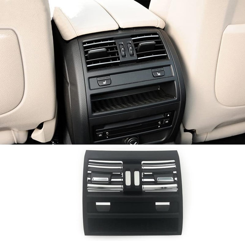 CHUANGHUI for BMW 5 Series F10 F11 2011-2016 Air Condition AC Vent, Center Air Vent Replacement Cover Console Dashboard Air Vent Grille 520i 528i 530i 535d 535i 550i (Rear) - Image 1