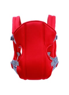 BLOOMING TIME 4-In-1 Kids Adjustable Carrier With Comfortable Head Support And Buckle Strap - Red  - Image 1
