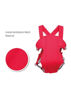 BLOOMING TIME 4-In-1 Kids Adjustable Carrier With Comfortable Head Support And Buckle Strap - Red  - Image 3