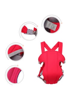 BLOOMING TIME 4-In-1 Kids Adjustable Carrier With Comfortable Head Support And Buckle Strap - Red  - Image 5