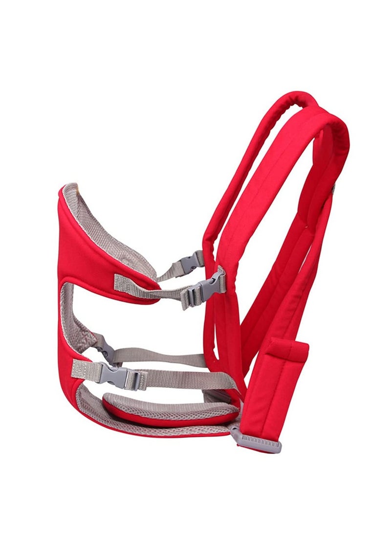 BLOOMING TIME - 4-In-1 Kids Adjustable Carrier With Comfortable Head Support And Buckle Strap - Red - Image 1