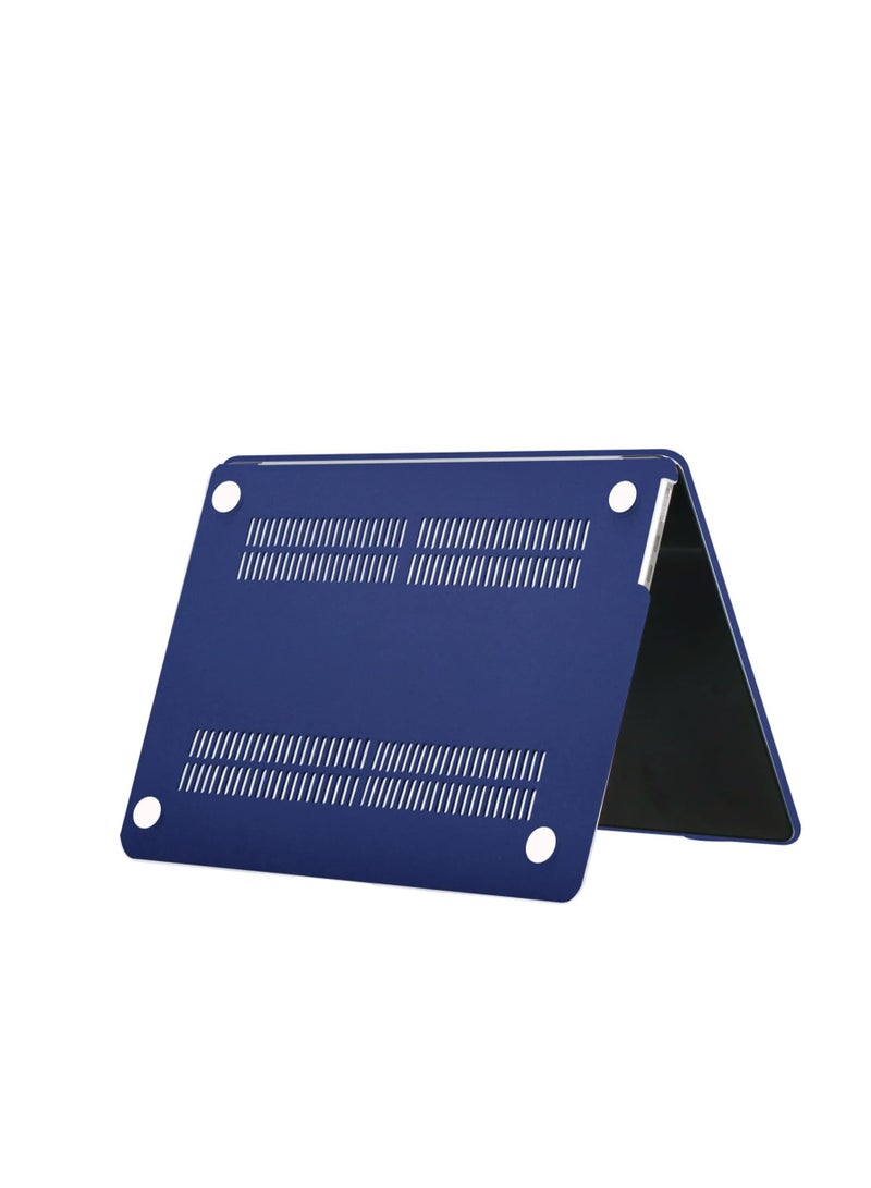 3 in 1 Bundle Hard Case Compatible with MacBook Air 13.6 inch Case 2025 2024 2023 2022 Release M4 M3 M2 A3240 A3113 A2681 Liquid Retina Display, Plastic Hard Shell Case + Keyboard Cover + Screen Protector, Navy Blue - Image 4