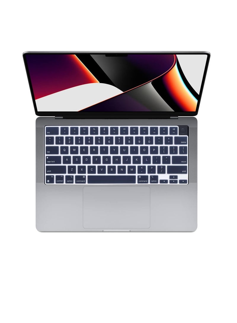 3 in 1 Bundle Hard Case Compatible with MacBook Air 13.6 inch Case 2025 2024 2023 2022 Release M4 M3 M2 A3240 A3113 A2681 Liquid Retina Display, Plastic Hard Shell Case + Keyboard Cover + Screen Protector, Navy Blue - Image 5