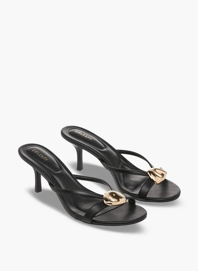Celeste BLACK Women Stiletto Heel Sandals for Women | Best Price UAE