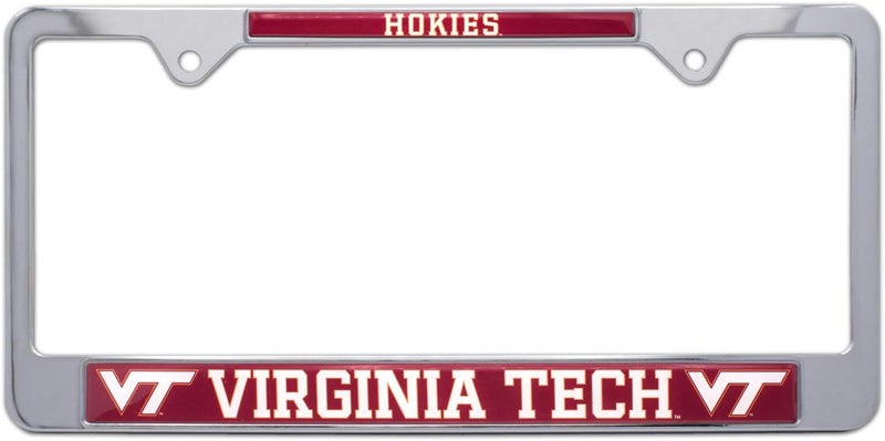 AMG Auto Emblems Virginia Tech Premium Chrome License Plate Frame - Second Generation