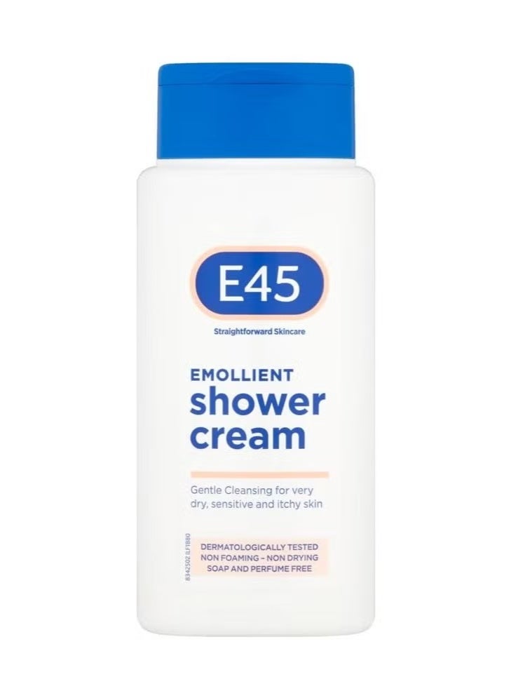 E45 Emollient Shower Cream 200ml - Image 1