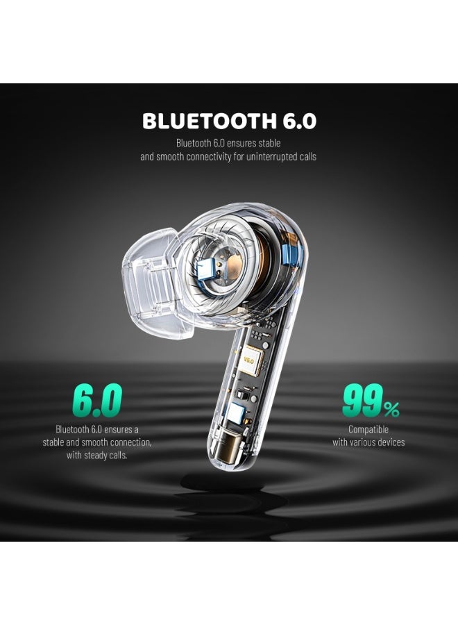 Philips Earbuds, Bluetooth Earbuds, BT Headphone, Open Ear Ring True Open Ear Headphones, True Wireless Earbuds – Bluetooth, In-Ear Headphones with DNS Call Noise Reduction, 28H Playtime, 10mm Bass Driver, 360° Spatial Sound, IPX4 Sweatproof for Sports, Work, Travel & iPhone/Android (TAT1320) Black - Image 4