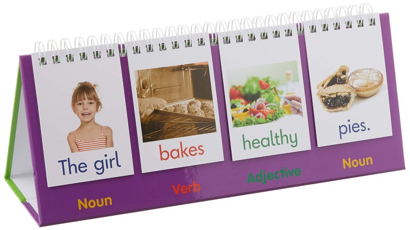 Junior Learning Sentence Flips Double-Sided Flip Stand, Ages 4-6, Vocabulary & Grammar, K-1 - Image 2