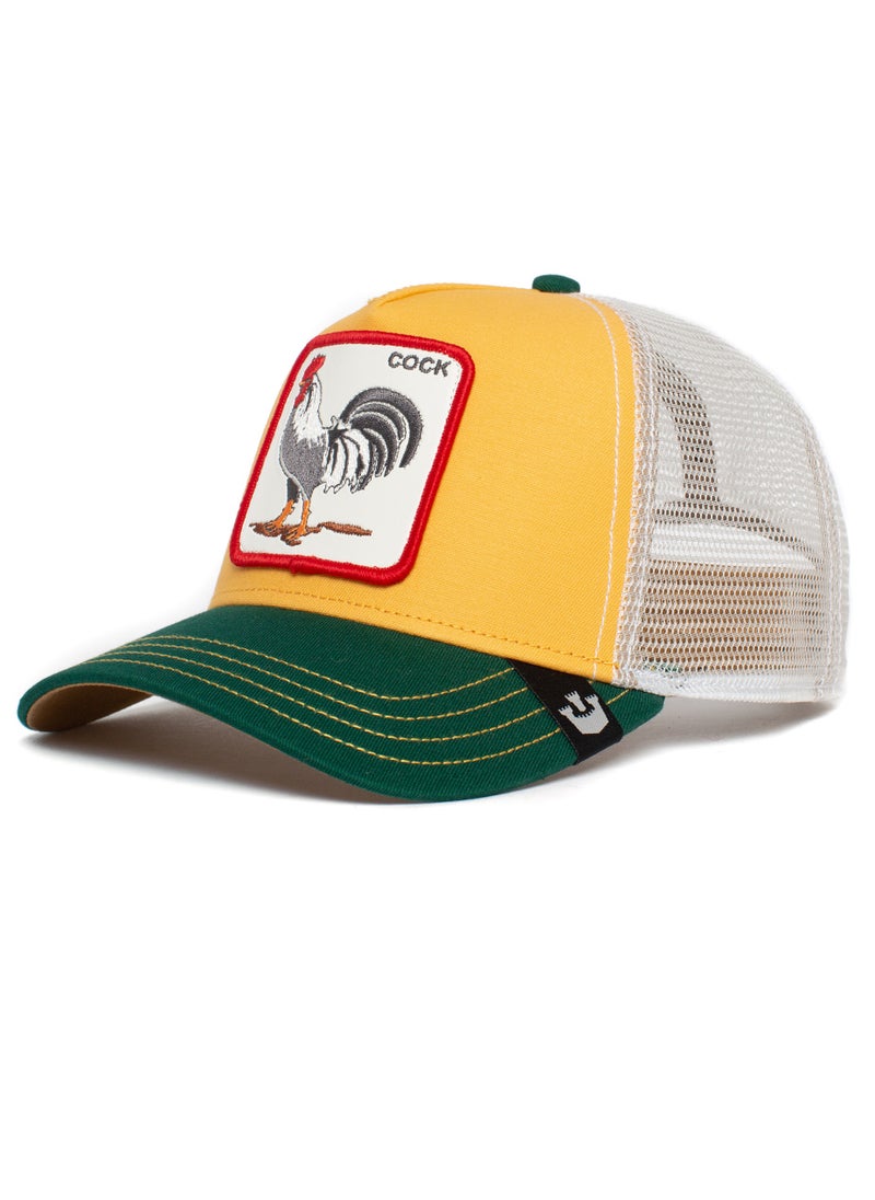 جورين بروس. Goorin Bros The Cock CAP باللون الأصفر والأخضر  - Image 2