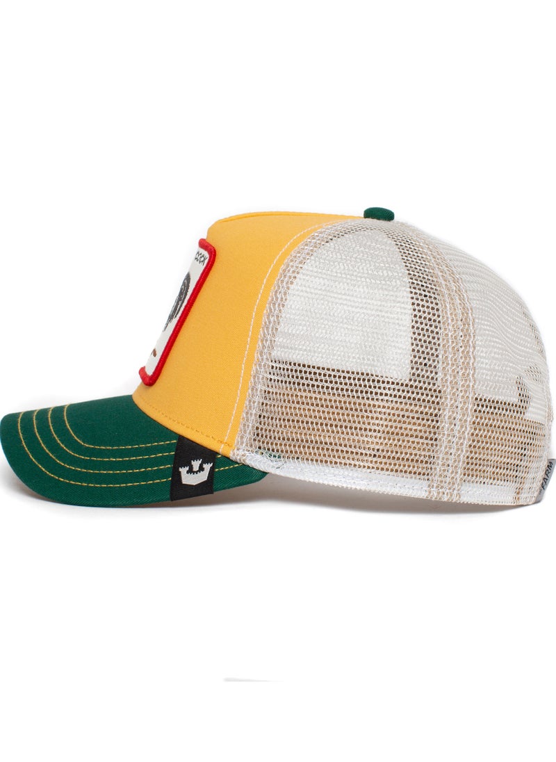 جورين بروس. Goorin Bros The Cock CAP باللون الأصفر والأخضر  - Image 3