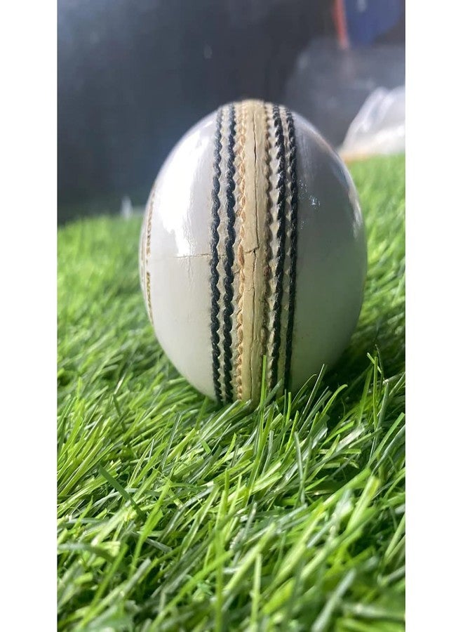 KOOKABURRA Pace Cricket Ball, White, Junior Size, Training and Match Ball - Image 3