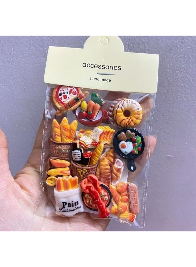 الترجمة العربية: 12 طرازًا من مغناطيسات الثلاجة المصغرة ● قطع طعام ومشروبات وزجاجات صودا مصغرة ● حرف يدوية وتزيين سكرابوكينغ DIY ● ديكور للمطبخ والمنزل والحفلات - Image 5