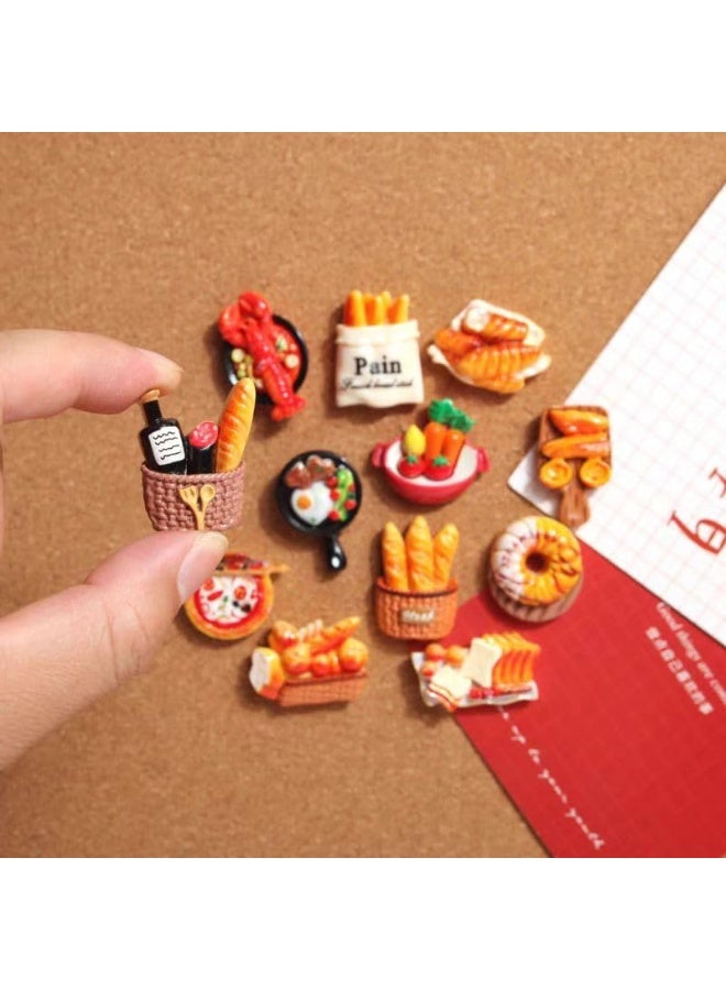 الترجمة العربية: 12 طرازًا من مغناطيسات الثلاجة المصغرة ● قطع طعام ومشروبات وزجاجات صودا مصغرة ● حرف يدوية وتزيين سكرابوكينغ DIY ● ديكور للمطبخ والمنزل والحفلات - Image 2