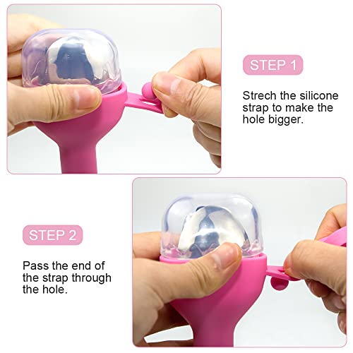 Sophico Travel Utensils Set for Camping and Kids Lunch Box, Stainless Steel Fork and Spoon, Knife Silverware Flatware Sets with Silicone Case - Portable & Leak-proof, Dishwasher Safe (Pink, 1 Set) - Image 3