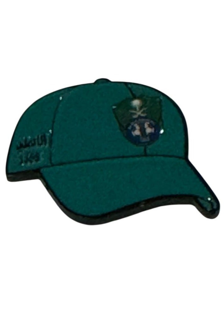 إس أف إم دبليو ملصق معدني - على شكل قبعة بشعار النادي الأهلي