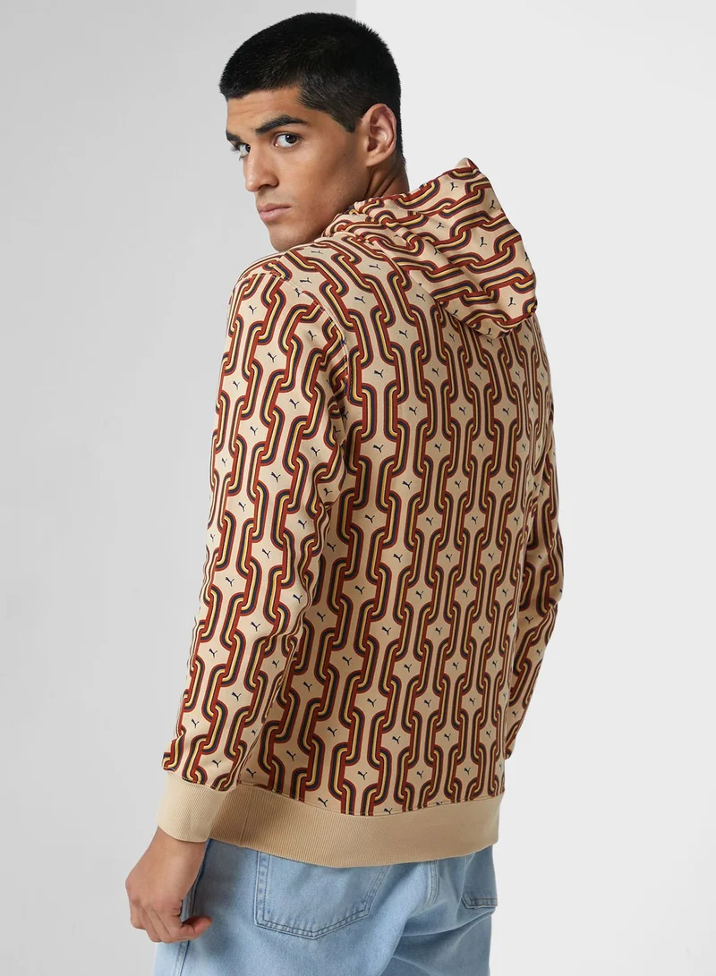 PUMA Classics 70S Psychedelic Fleece Hoodie