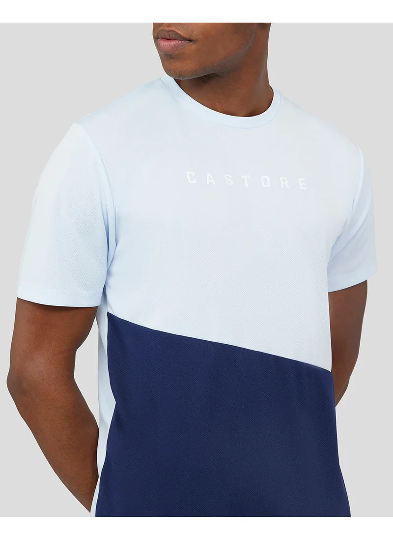 كاستور Ice Blue Colourblock Asymmetric Tee