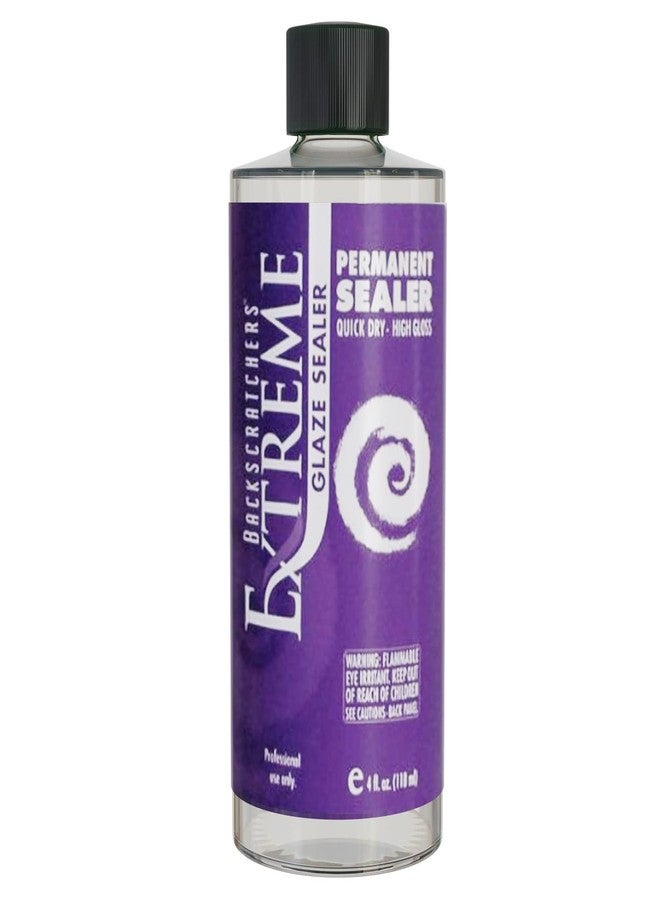 Backscratchers Extreme Permanent Glaze Sealer - Clear Permanent Top Coat - Long Lasting Dip Nail Polish - High Gloss and Quick Dry - Image 1