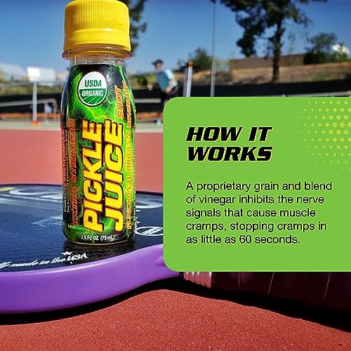 Pickle Juice Sports Drink Shots, Extra Strength - Relieves Cramps Immediately - Electrolyte Pickle Juice Shots for Day & Night Time Leg Cramp Relief - 2.4 oz, 24 Pack - Image 4
