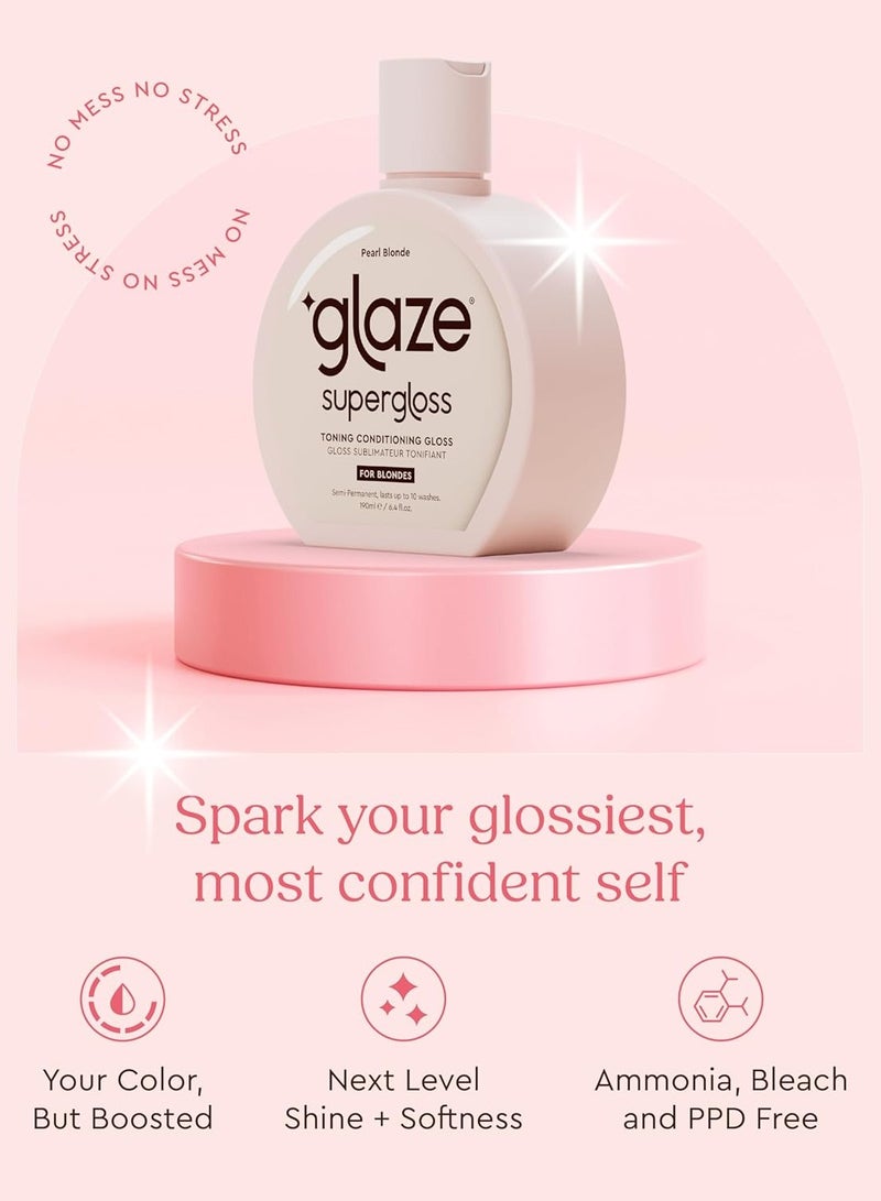 Glaze Super Colour Conditioning Gloss 190ml 2 to 3 Hair Treatments Award Winning Semi Permanent Hair Dye No mix no mess hair mask colourant guaranteed results in 10 minutes - Image 5