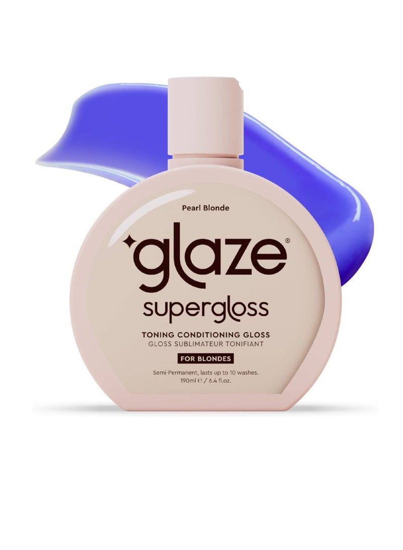 Glaze Super Colour Conditioning Gloss 190ml 2 to 3 Hair Treatments Award Winning Semi Permanent Hair Dye No mix no mess hair mask colourant guaranteed results in 10 minutes - Image 1