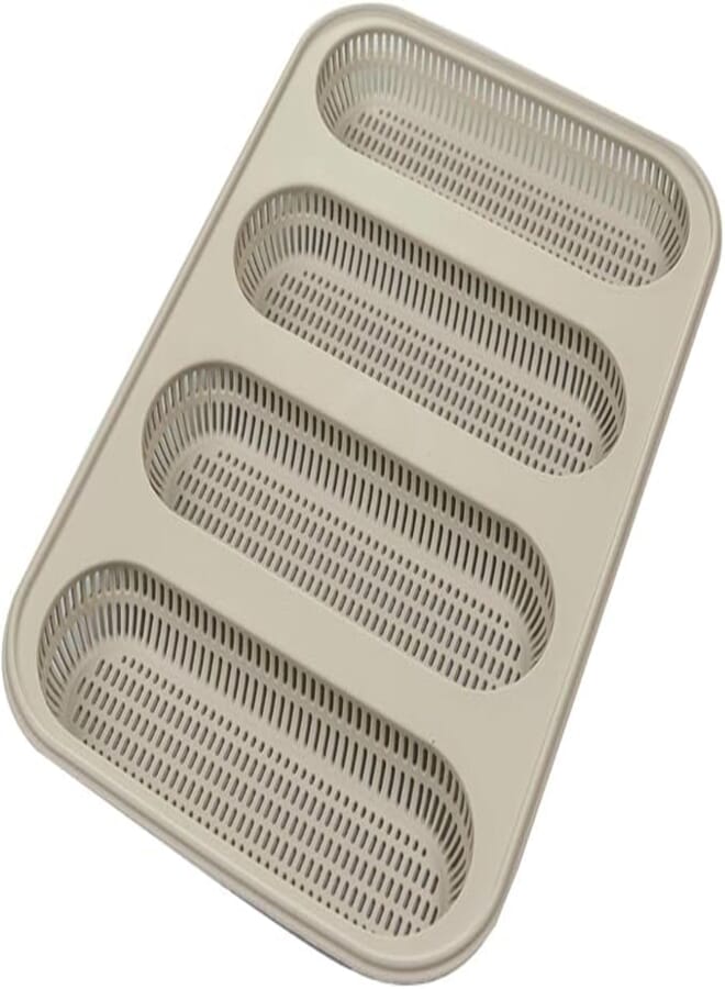 Silikomart 3D Mould Mini Baguette 20.4 x 30.8 x 2.8 cm – Grey