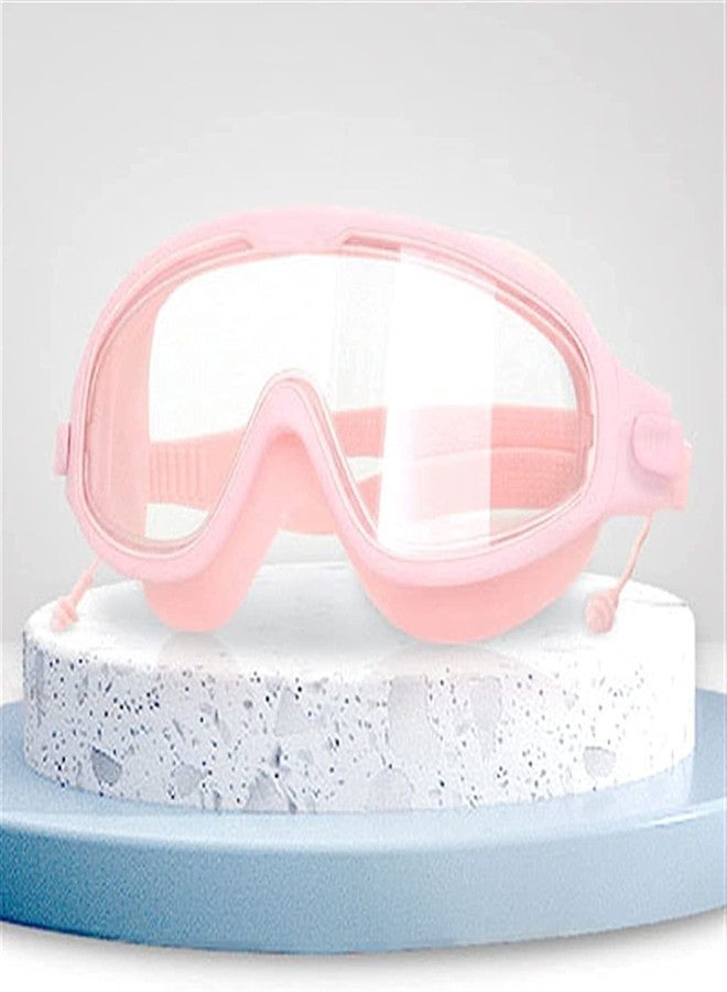 Overa Swimming Goggles Large Frame Wide View Big Glasses with Ear Plugs Connected Swim Pool Water Sports Eyes Protection for Children Kids Boys Girls Adults Men Women 5+ Years Age - Image 2