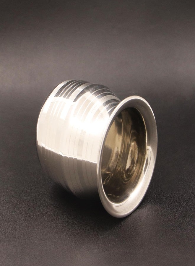 Spillbox Stainless Steel Lota | Kalash |Sombu | Theertha Sembu | Vessel |Jug | Karwachauth | Diwali | Mandir Wedding|Kamandal|Gangajal|Water Gangotri|Chambu[Weight:110g Capacity:450ml]- SS Sombu - Image 5