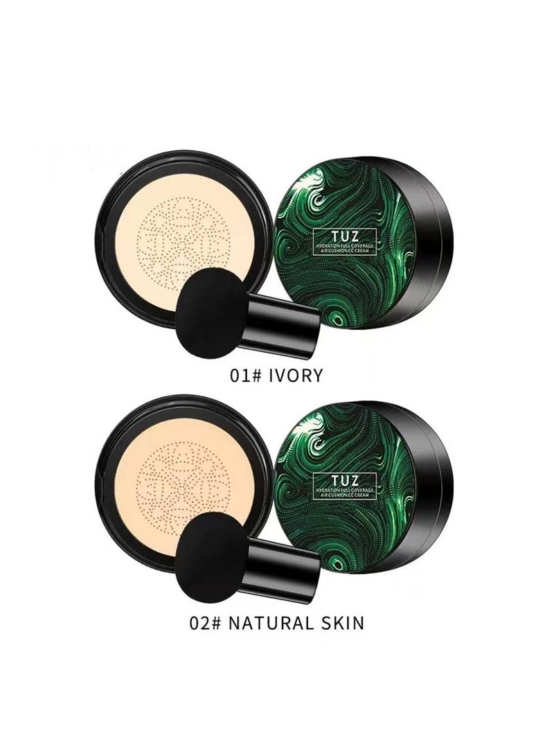 TUZ Hydration full coverage Air Cushion BB Cream Moisturising Concealer Foundation Makeup Base Primer CC Cream ivory colour 01 - Image 3