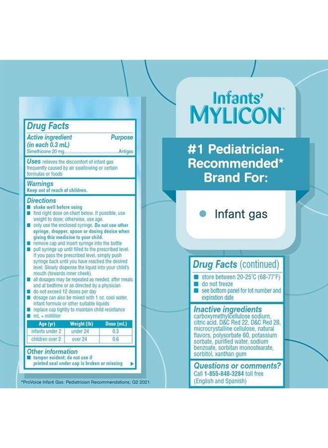 Mylicon Infants Gas Relief Simethicone-Antigas 15 ml - Image 2
