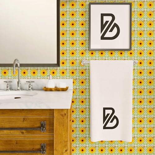 Brandian 36 pcs Tile Stickers for Cabinets & Doors, Covers 6 Ft x 3 Ft, Waterproof Laminate, 6x6 Inches (Pack of 36) - Image 5
