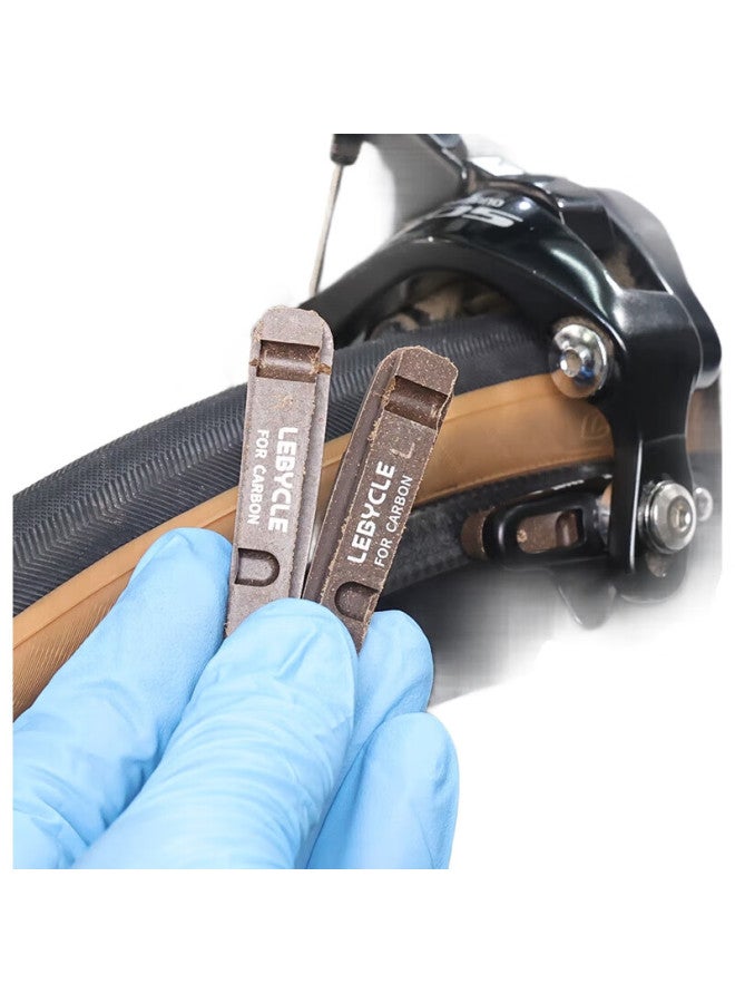 Lebycle Road Bike Brake Pads, Bicycle C Brake Caliper, Brake Pads, Brake Shoes, Brake Blocks, Accessories, Carbon Rim Specific - Image 1