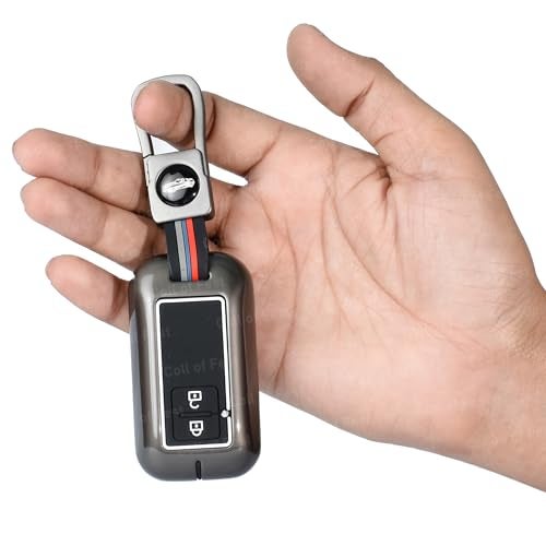 Coll of Fest Metal Silicon Key Cover Compatible with Maruti Suzuki jimny Baleno Grand Vitara XL6 Swift New Brezza 2022 Ertiga Dzire 2 Button Key Special Feature Visibilitye in Low-Ligh Condition - Image 2