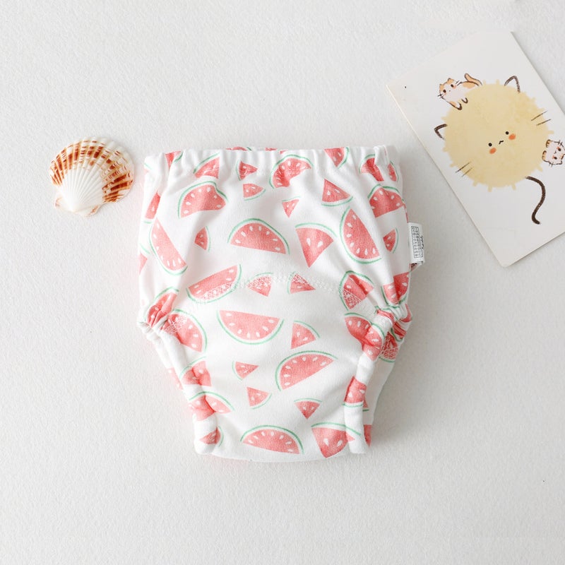 New Cotton Baby Training Pants Waterproof Breathable Watermelon 
