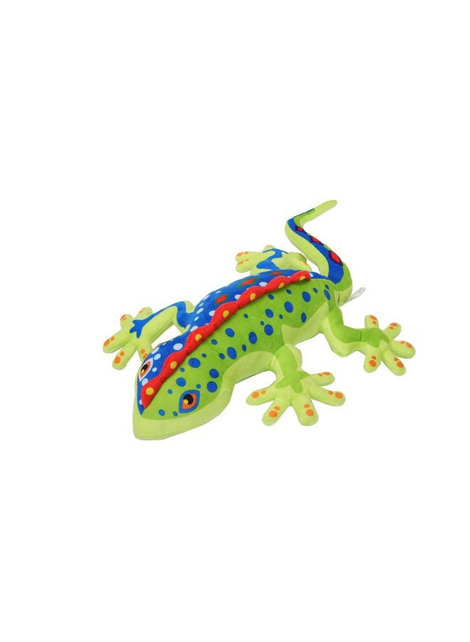 CAZOYEE Realistic Lizard Stuffed Animal, Colorful Gecko Stuffed Animal, Durable Gecko Plush Reptilian Toy, Lizard Plush Gift for Kids, Unique Plushie Decoration, 22” - Image 1