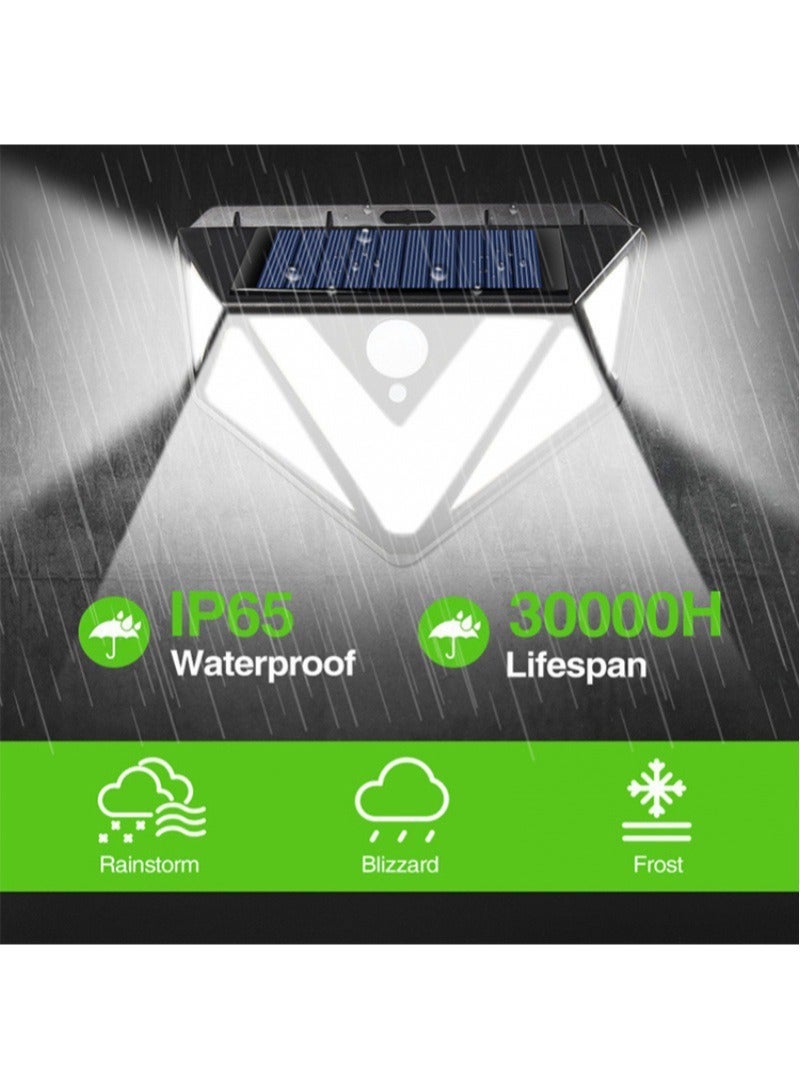 Generic 1pcs Solar Sensor Light Home Garden Wall Light Outdoor Rainproof 166LED Eaves Light  - Image 3