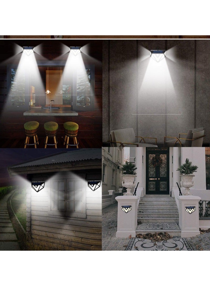 Generic 1pcs Solar Sensor Light Home Garden Wall Light Outdoor Rainproof 166LED Eaves Light  - Image 2