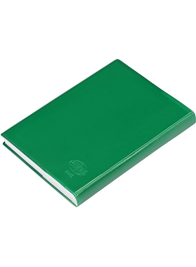 إيروريكس 2025 دفتر يوميات جيب مصنوع من مادة البولي فينيل كلوريد، غلاف ناعم، 2 يوم، حجم الصفحة 75×105 مم، ورق أبيض إنجليزي 60 جرامًا/م2، لون أخضر Fsdi09E25Gr - Image 5