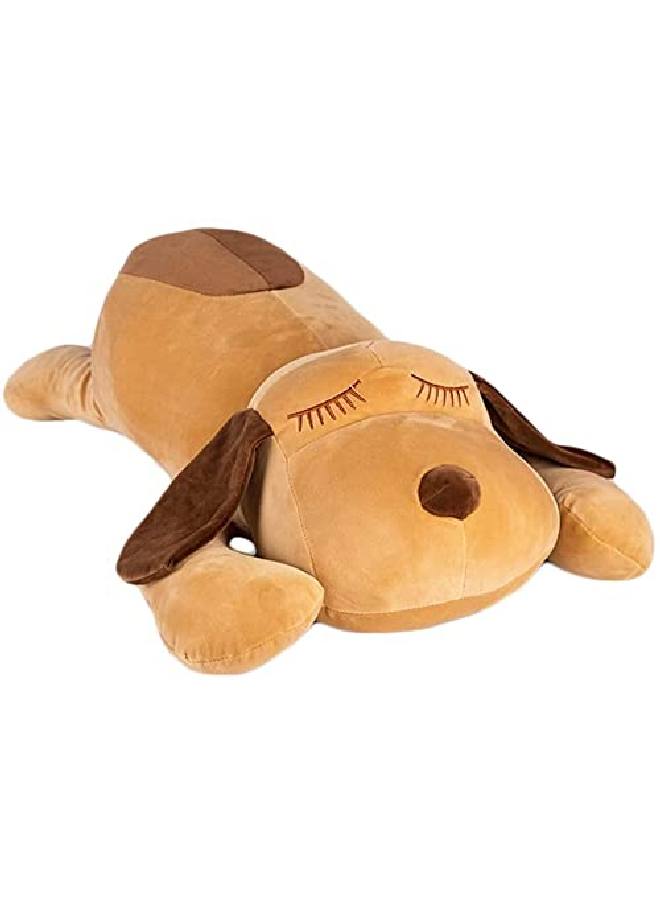 Frantic لعبة ناعمة على شكل كلب دكستر بني مقاس 36 سم للأطفال، هدية عيد ميلاد (36 سم_بني_دكستر دوج) - Image 1