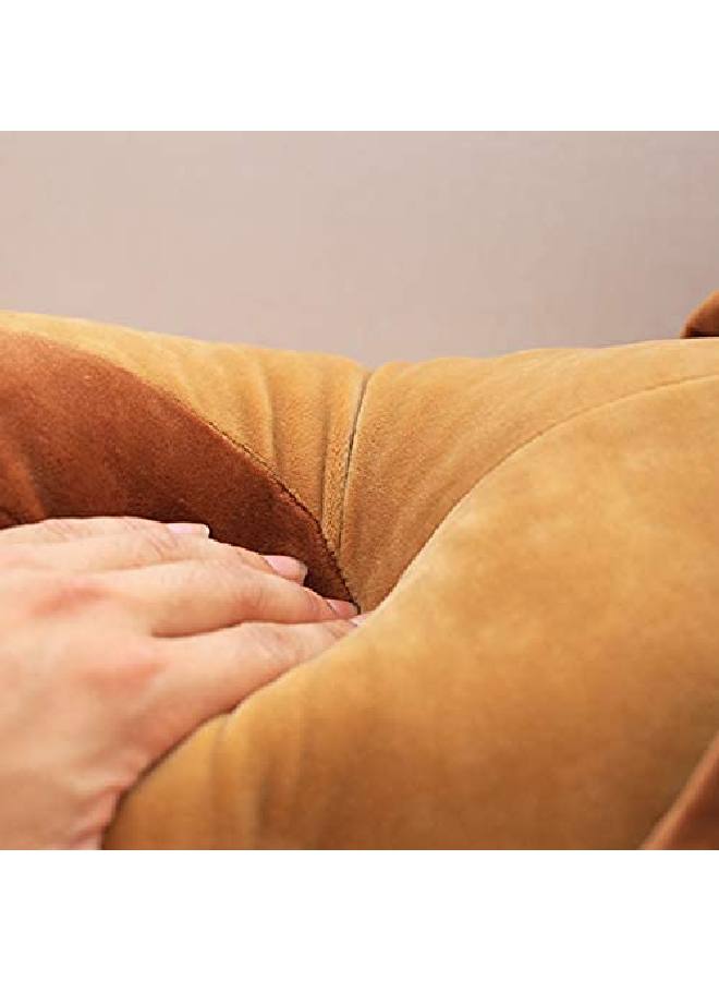 Frantic لعبة ناعمة على شكل كلب دكستر بني مقاس 36 سم للأطفال، هدية عيد ميلاد (36 سم_بني_دكستر دوج) - Image 4