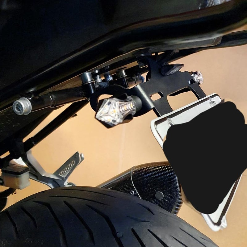 SOOMJ Xitomer Tail Tidy Fit for CBR500R CB500F 20162026 Fender Eliminator Fit for 2026 2025 2024 CB500 Hornet with LED License Plate Light Compatible with OEMStock Turn Signal - Image 4