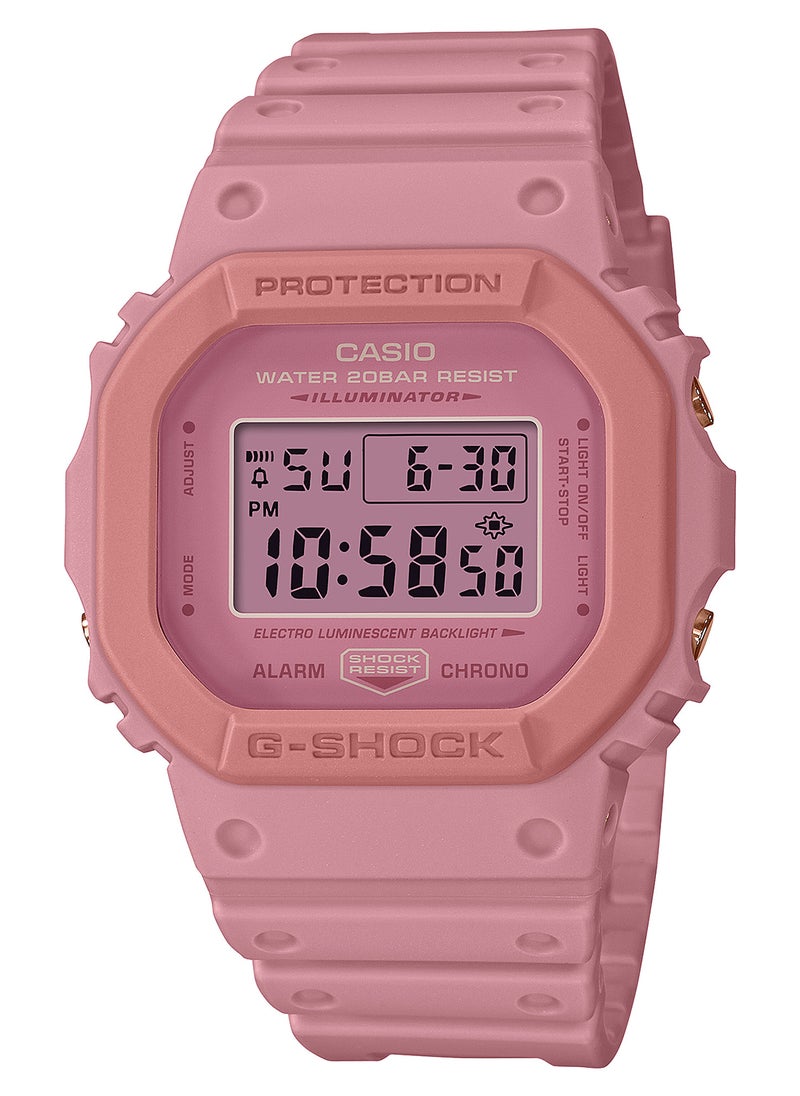 G-SHOCK Men's Digital Resin Wrist Watch DW-5610SL-4A4DR - 40 Mm 