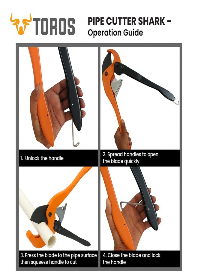 Toros PVC Pipe Cutter (TPC-63MM Shark) - Image 4
