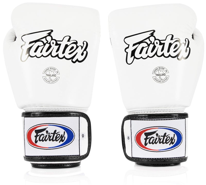 Fairtex BGV1 Muay Thai Boxing Training Sparring Gloves for Men, Women, Kids| Premium Quality, Light Weight & Shock Absorbent 16 oz Boxing Gloves -White - Image 3